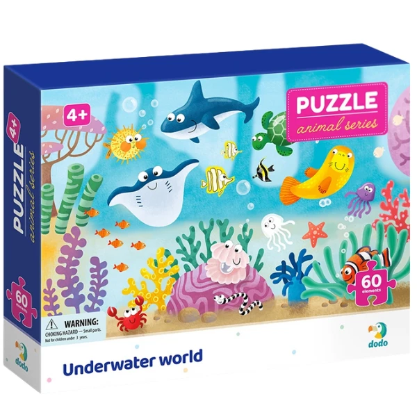 Puzzle "lumea subacvatică", seria animale, 60 elem. 3
