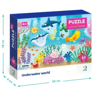 Puzzle "lumea subacvatică", seria animale, 60 elem. Thumbnail 5