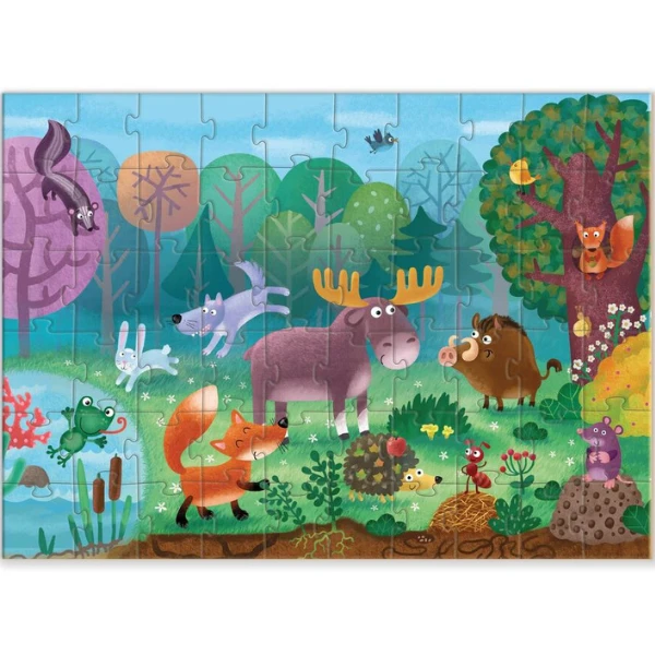 Puzzle "animale minunate din pădure", seria animale, 60 elem. 2