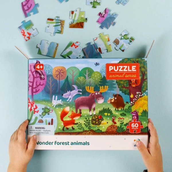 Puzzle "animale minunate din pădure", seria animale, 60 elem. 5