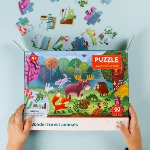 Puzzle "animale minunate din pădure", seria animale, 60 elem. Thumbnail 5