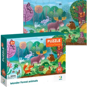 Puzzle &quot;Animale minunate din pădure&quot;, seria Animale, 60 elem.