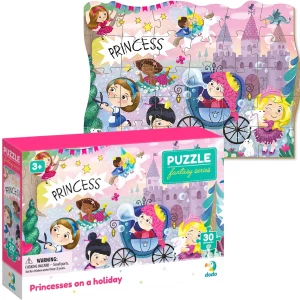 Puzzle &quot;Prințese în vacanță&quot;, seria Fantasy, 30 elem.