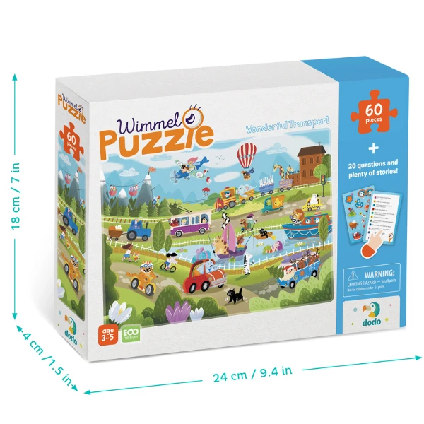 Joc de dezvoltare-puzzle "vara în sat", seria wimmelpuzzle, 60 elem. 7