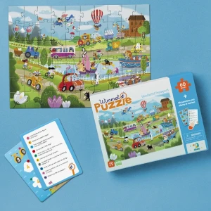 Joc de dezvoltare-puzzle "vara în sat", seria wimmelpuzzle, 60 elem. Thumbnail 9