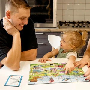 Joc de dezvoltare-puzzle "vara în sat", seria wimmelpuzzle, 60 elem. Thumbnail 8