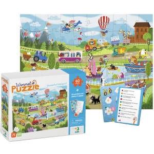 Joc de dezvoltare-puzzle &quot;Vara în sat&quot;, seria Wimmelpuzzle, 60 elem.