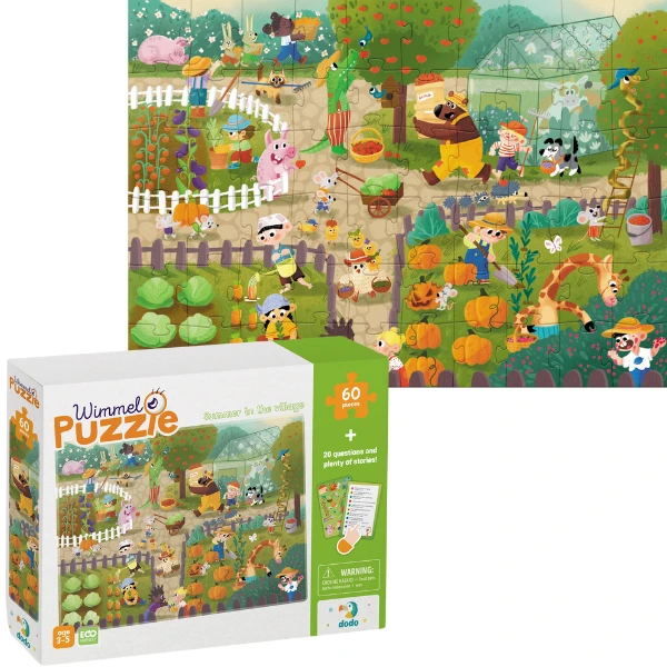 Joc de dezvoltare-puzzle "vara în sat", seria wimmelpuzzle, 60 elem. 5