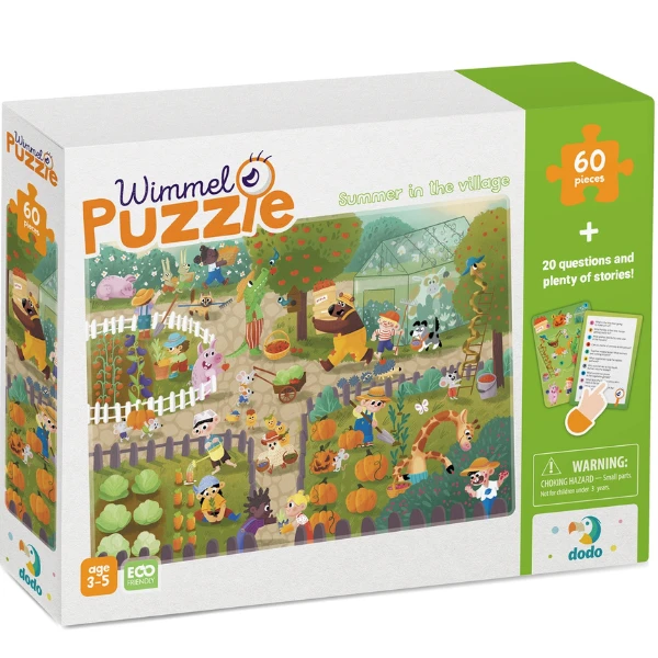 Joc de dezvoltare-puzzle "vara în sat", seria wimmelpuzzle, 60 elem. 3