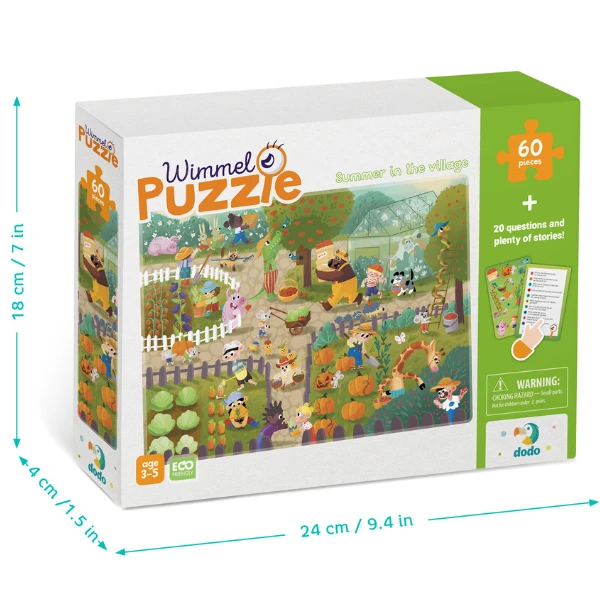Joc de dezvoltare-puzzle "vara în sat", seria wimmelpuzzle, 60 elem. 6