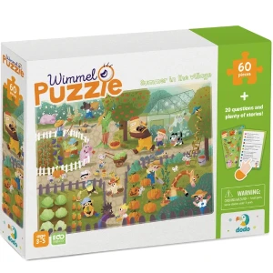 Joc de dezvoltare-puzzle "vara în sat", seria wimmelpuzzle, 60 elem. Thumbnail 3
