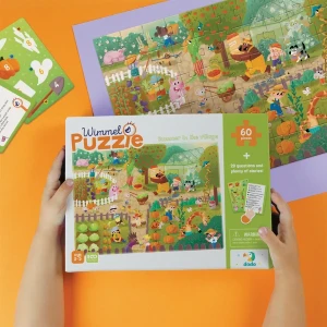 Joc de dezvoltare-puzzle "vara în sat", seria wimmelpuzzle, 60 elem. Thumbnail 7
