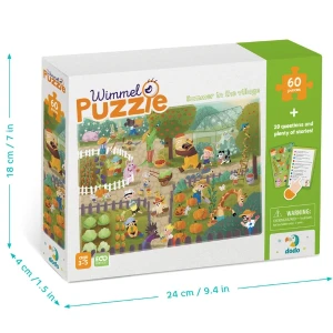 Joc de dezvoltare-puzzle "vara în sat", seria wimmelpuzzle, 60 elem. Thumbnail 6
