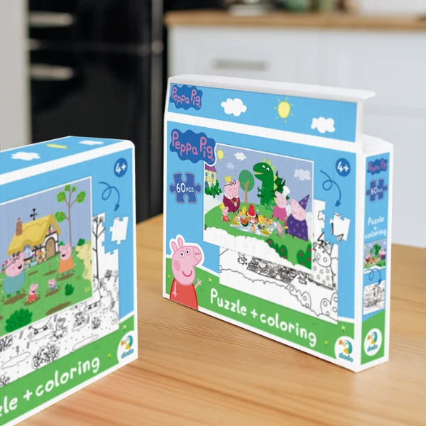 Puzzle 2 în 1 "disctracție în grădină", seria peppa pig, 60 elem. 7