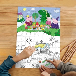 Puzzle 2 în 1 "disctracție în grădină", seria peppa pig, 60 elem. Thumbnail 4