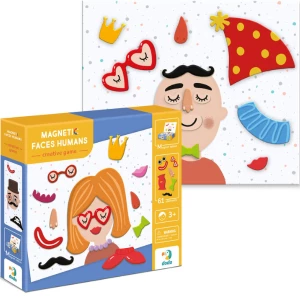 Joc magnetic de dezvoltare &quot;Fețe&quot;, 61 elem.