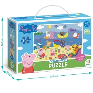 Puzzle "vacanța de vară", seria peppa pig, 50  elem. Thumbnail 5