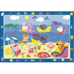 Puzzle "vacanța de vară", seria peppa pig, 50  elem. Thumbnail 2