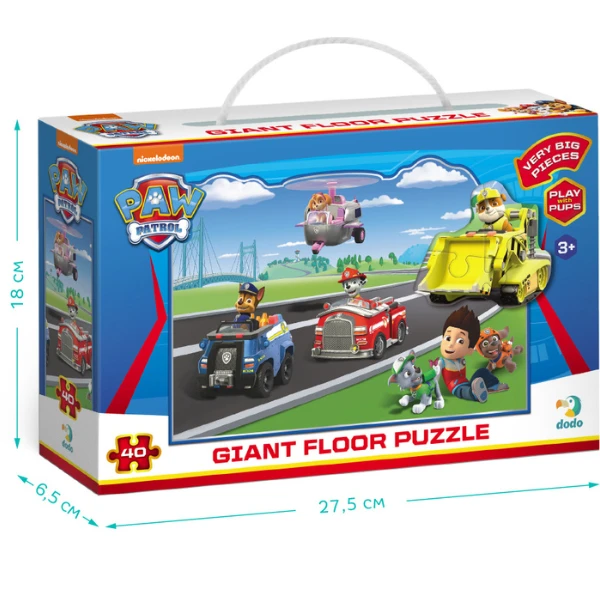 Puzzle mare de podea, seria patrula cățelușilor, 40 elem. 4