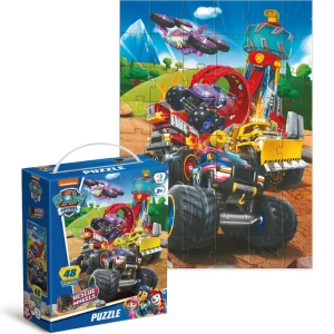 Puzzle &quot;Mașini pentru operațiuni de salvare&quot;, seria Patrula cățelușilor, 48 elem.