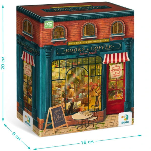 Puzzle "librărie", seria stil de viață, 300 elem. 5