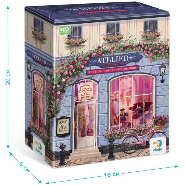 Puzzle "atelierul de modă", seria stil de viață, 300 elem. 6