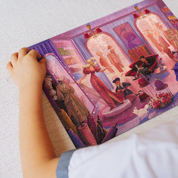 Puzzle "atelierul de modă", seria stil de viață, 300 elem. 7