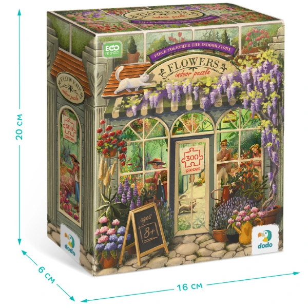 Puzzle "magazinul de flori", seria stil de viață, 300 elem. 6