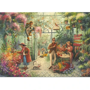 Puzzle "magazinul de flori", seria stil de viață, 300 elem. Thumbnail 2