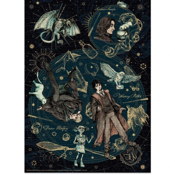 Puzzle "dedicat. legendar. mândru", seria harry potter, 500 elem. 2
