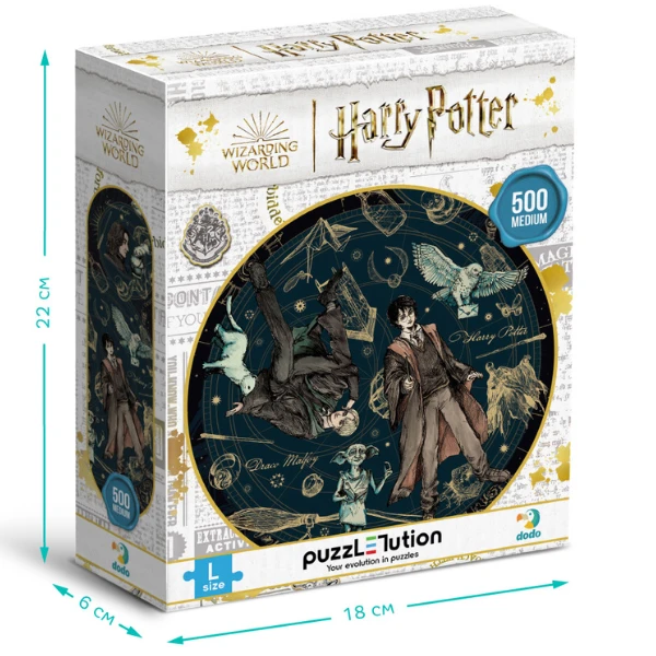 Puzzle "dedicat. legendar. mândru", seria harry potter, 500 elem. 3
