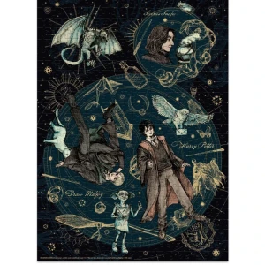 Puzzle "dedicat. legendar. mândru", seria harry potter, 500 elem. Thumbnail 2