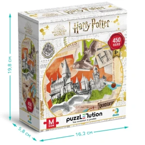 Puzzle "școala hogwarts și terenul de quidditch", seria harry potter, 450  elem. Thumbnail 5
