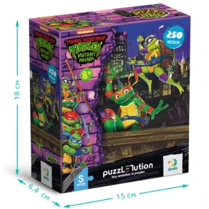 Puzzle "donatello și michelangelo", seria țestoasele ninja, 250 elem. Thumbnail 3