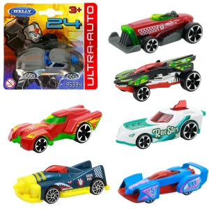 Mașini metalice de colecție 1:60 welly, 18 modele ultra auto
