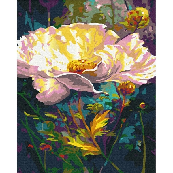Pictură pe numere 40*50 cm (în cutie) – floare de poveste 4