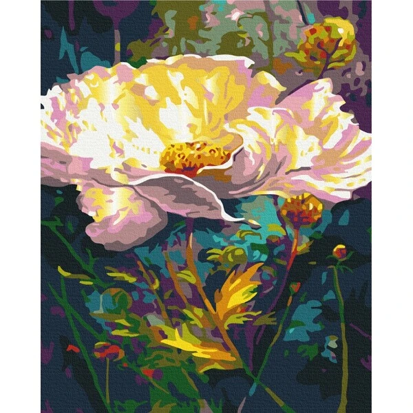 Pictură pe numere 40*50 cm (în cutie) – floare de poveste 3
