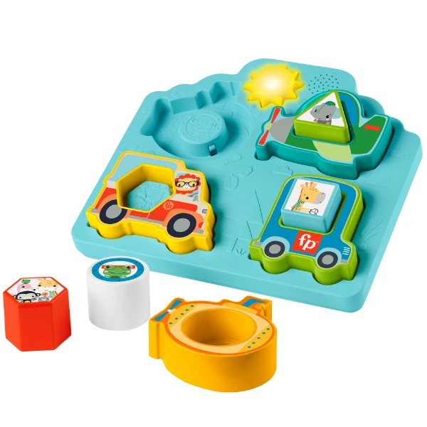 Fisher-price сортер - пазл "формы и звуки транспортных средств" 2