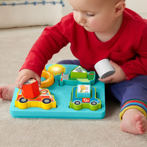 Fisher-price сортер - пазл "формы и звуки транспортных средств" 4