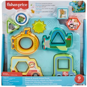 Fisher-price сортер - пазл "формы и звуки транспортных средств" Thumbnail 3