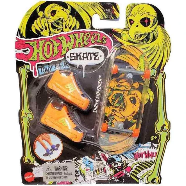 Hot wheels неоновые фингерборды skate tony hawk, в ассортименте 7
