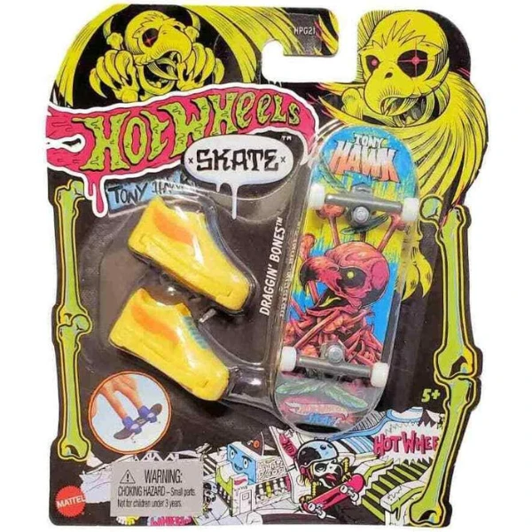 Hot wheels неоновые фингерборды skate tony hawk, в ассортименте 5