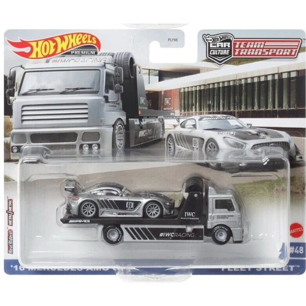 Hot wheels set de colecție din 2 automobile premium team transport, în asortiment 10