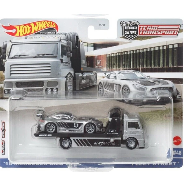 Hot wheels set de colecție din 2 automobile premium team transport, în asortiment 11