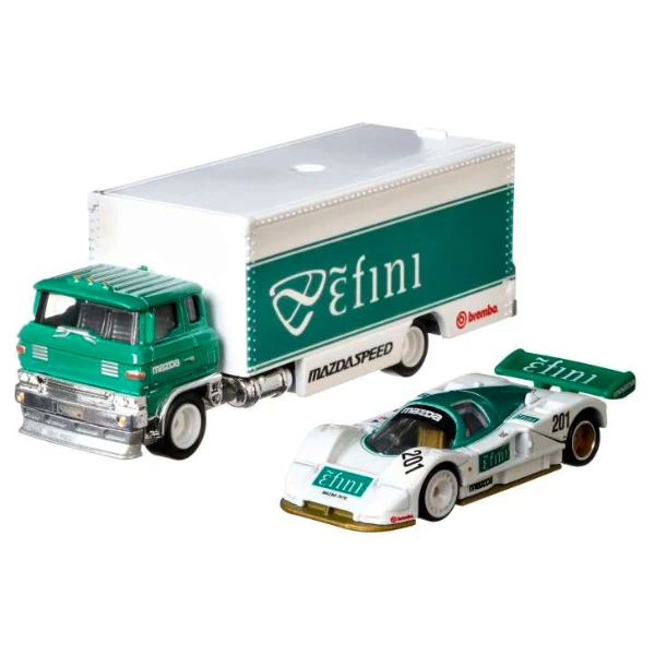 Hot wheels set de colecție din 2 automobile premium team transport, în asortiment 5
