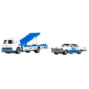 Hot wheels set de colecție din 2 automobile premium team transport, în asortiment Thumbnail 6