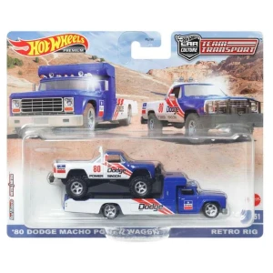 Hot wheels set de colecție din 2 automobile premium team transport, în asortiment Thumbnail 3