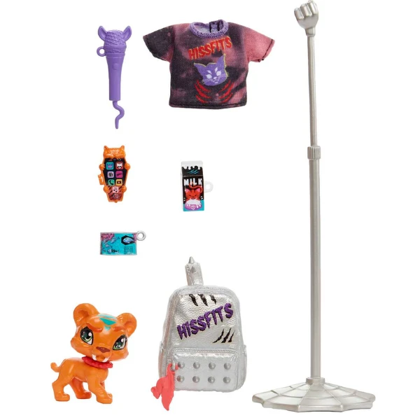 Set de joc monster high "toralei stripe și sweet fangs", cu accesorii 7