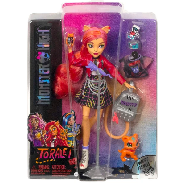 Set de joc monster high "toralei stripe și sweet fangs", cu accesorii 3