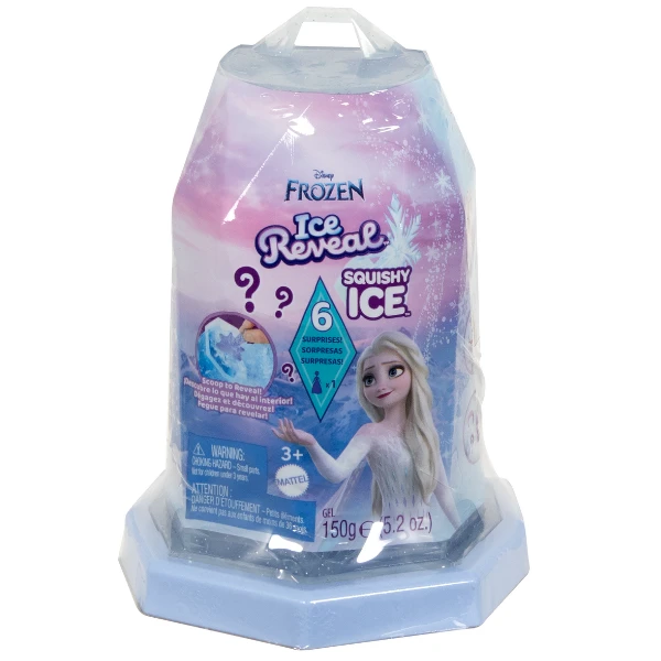 Set surpriză disney frozen ice reveal cu gel de gheață squishy, 6 modele, 4 modele 3